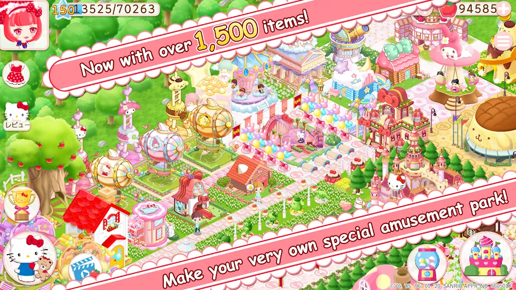 HelloKittyWorld2 Sanrio Kawaii (ХеллоуКиттиВорлд2 Санрио Каваии)  [МОД Бесконечные деньги] Screenshot 2