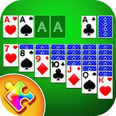 Скачать взлом Solitaire Puzzle : Card Jigsaw (Солитер головоломка)  [МОД Бесконечные деньги] - полная версия apk на Андроид