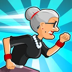 Взлом Angry Gran Run - Running Game (Энгри Гран Ран)  [МОД Много денег] - стабильная версия apk на Андроид