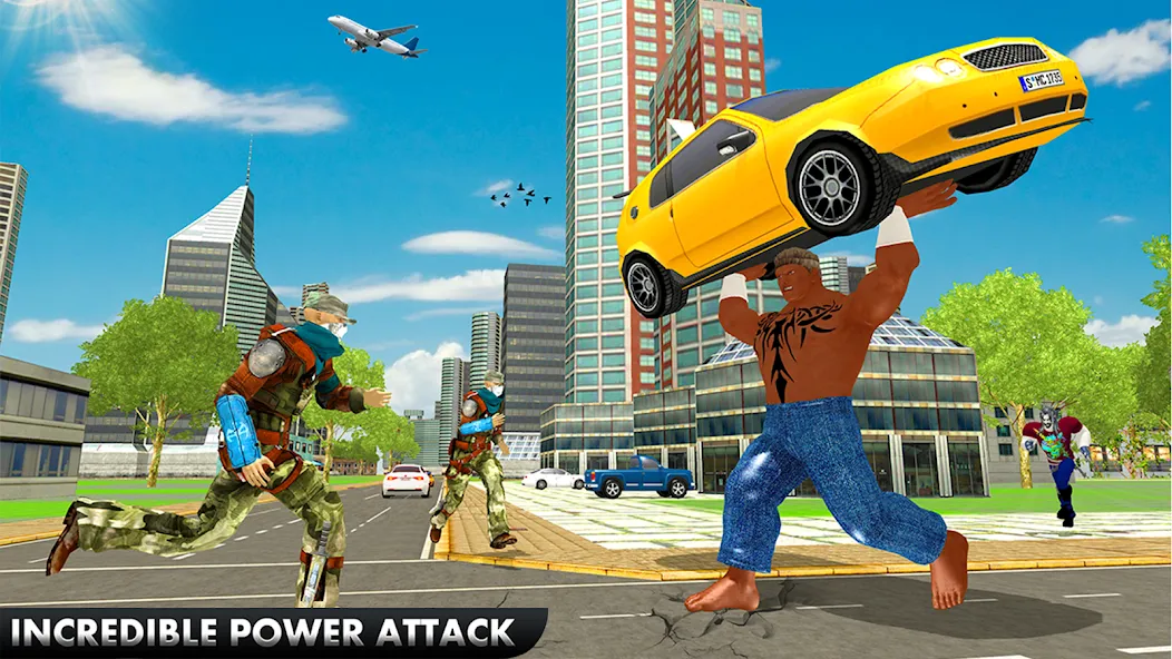 Black Monster Hero City Battle  [МОД Много монет] Screenshot 3