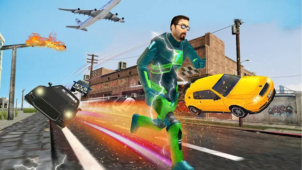 Light Superhero Speed Hero  [МОД Все открыто] Screenshot 2