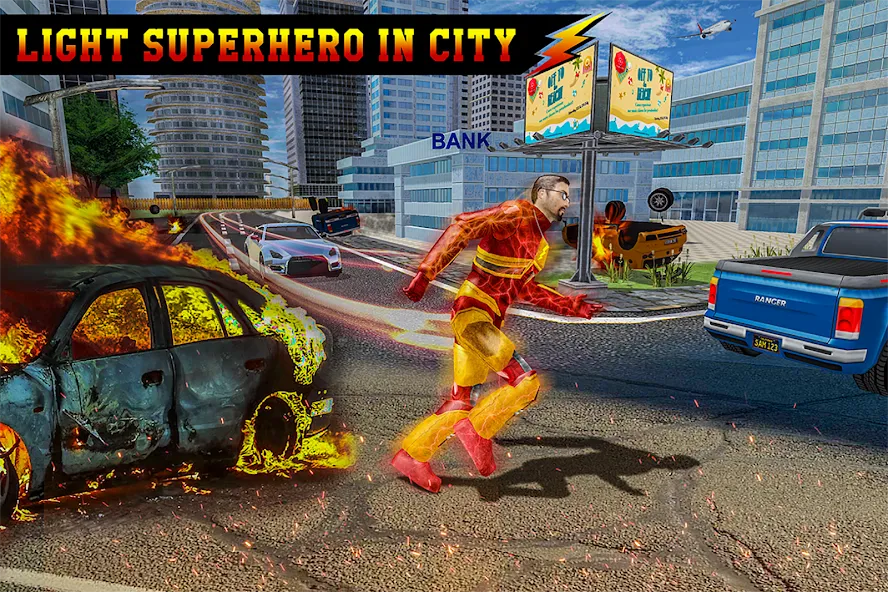 Light Superhero Speed Hero  [МОД Все открыто] Screenshot 3