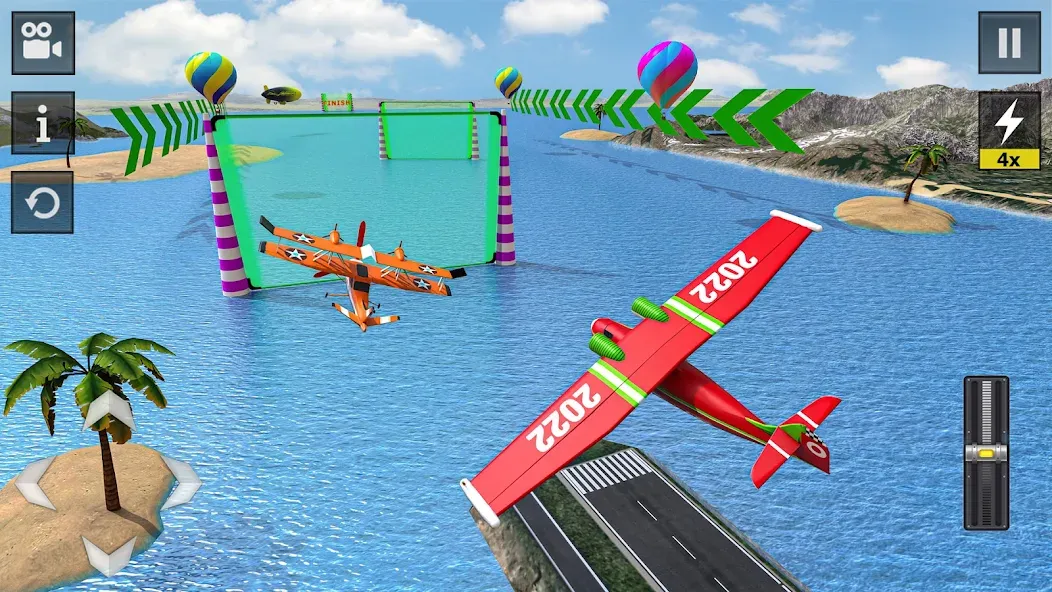 Flight Simulator - Plane Games (Флайт Симулятор)  [МОД Menu] Screenshot 3