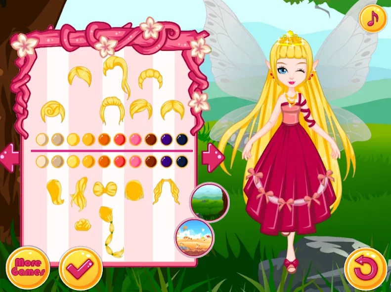 Fairy Dress Up - Girls Games  [МОД Все открыто] Screenshot 1