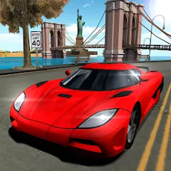 Взлом Car Driving Simulator: NY (Симулятор вождения автомобиля)  [МОД Много денег] - полная версия apk на Андроид