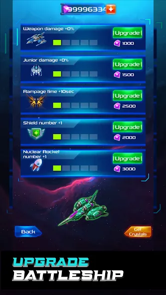 Galaxy Attack: Space Shooter (Гэлэкси Аттак)  [МОД Menu] Screenshot 5