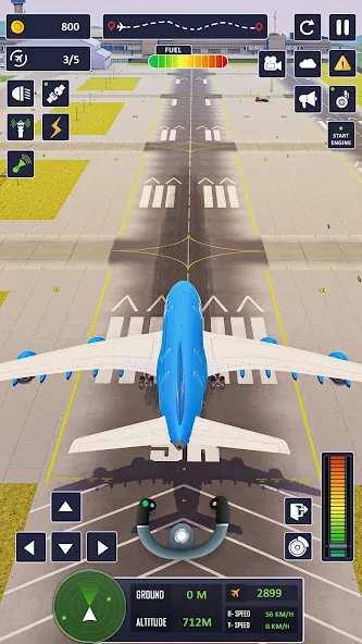 Airplane Game Flight Simulator  [МОД Unlocked] Screenshot 2