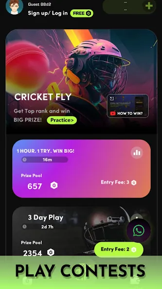 Cricket Fly x Gamifly (Крикет Флай)  [МОД Unlocked] Screenshot 5