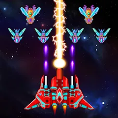 Скачать взлом Galaxy Attack: Shooting Game (Гэлэкси Аттак)  [МОД Много денег] - полная версия apk на Андроид