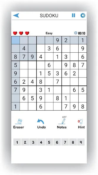 Sudoku Offline: Hard Puzzles (Судоку Оффлайн)  [МОД Menu] Screenshot 1