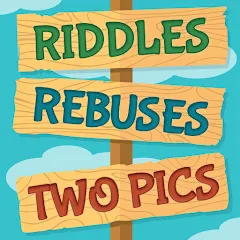 Скачать взлом Riddles, Rebuses and Two Pics  [МОД Много монет] - стабильная версия apk на Андроид