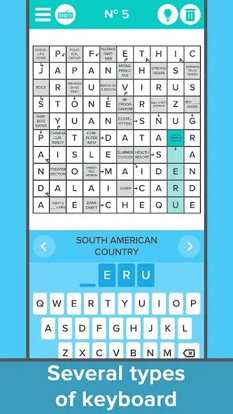 Crossword: Arrowword puzzles  [МОД Все открыто] Screenshot 2