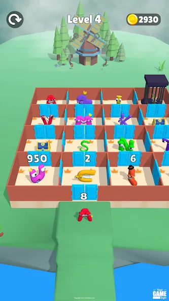 Alphabet Battle: Room Maze (Алфавит батл)  [МОД Бесконечные деньги] Screenshot 2