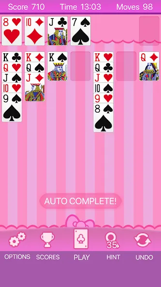 Pink Solitaire (Пинк Солитер)  [МОД Все открыто] Screenshot 1