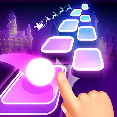 Скачать взломанную Tiles Hop: EDM Rush (Тайлс Хоп)  [МОД Mega Pack] - стабильная версия apk на Андроид