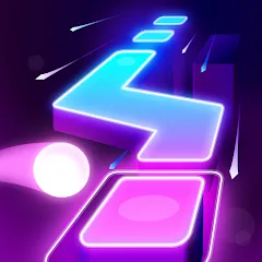 Скачать взлом Dancing Ballz: Magic Tiles (Дансинг Болз)  [МОД Много монет] - стабильная версия apk на Андроид