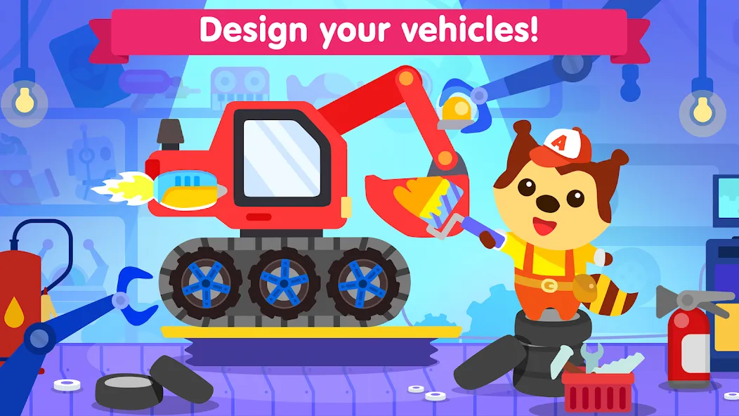 Car games for toddlers & kids  [МОД Много денег] Screenshot 1