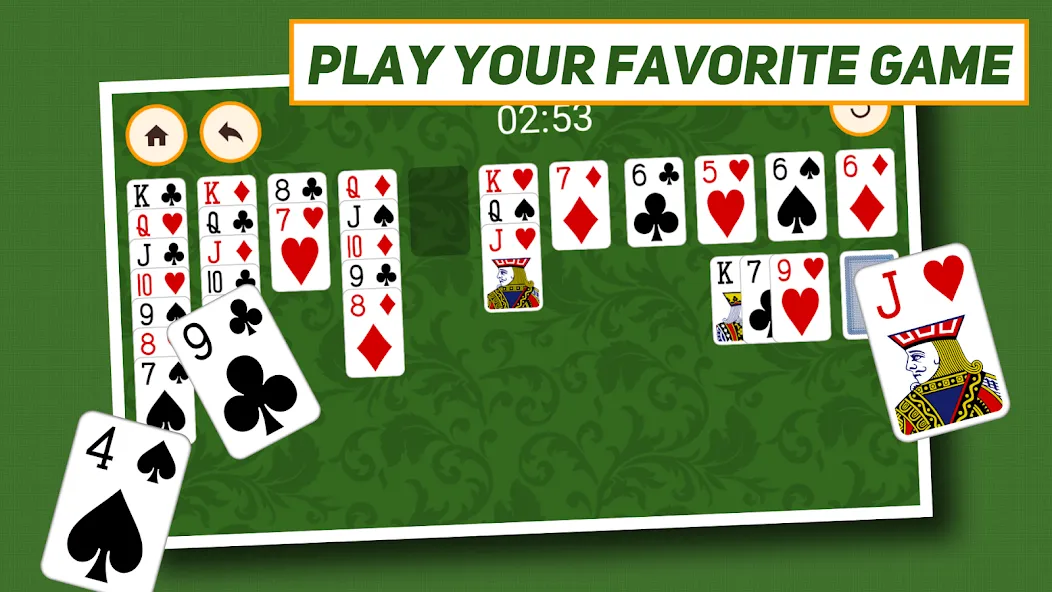 Klondike Solitaire: Classic  [МОД Много монет] Screenshot 5