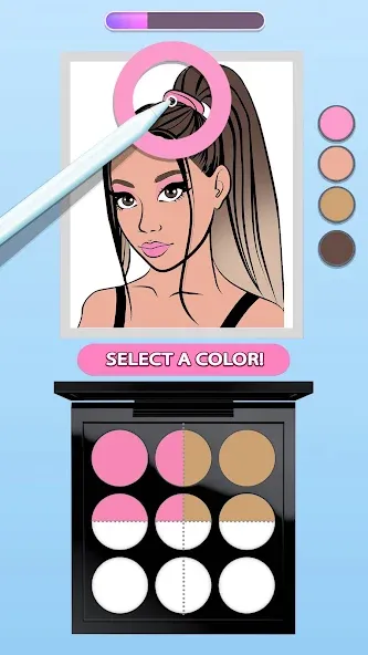 Makeup Kit - Color Mixing  [МОД Unlocked] Screenshot 2