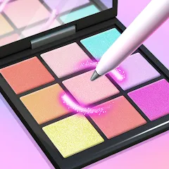 Взломанная Makeup Kit - Color Mixing  [МОД Unlocked] - стабильная версия apk на Андроид