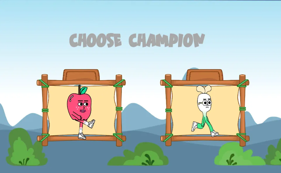 apple and onion running game (эппл энд онион раннинг гейм)  [МОД Много денег] Screenshot 1