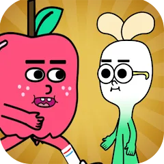 Скачать взломанную apple and onion running game (эппл энд онион раннинг гейм)  [МОД Много денег] - стабильная версия apk на Андроид