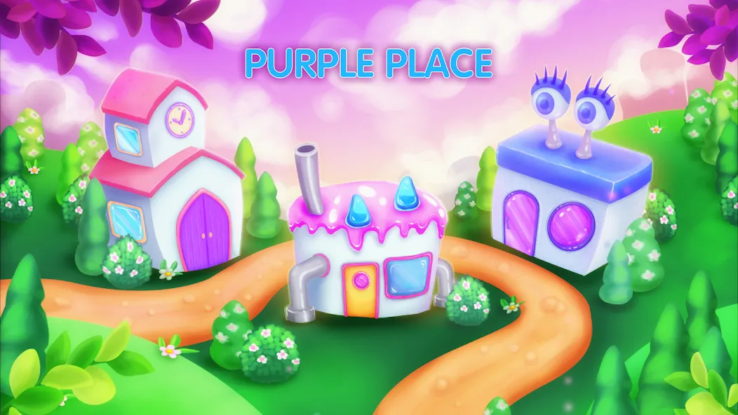 Purple Place - Full Game (Сейк Мейкер)  [МОД Много монет] Screenshot 2