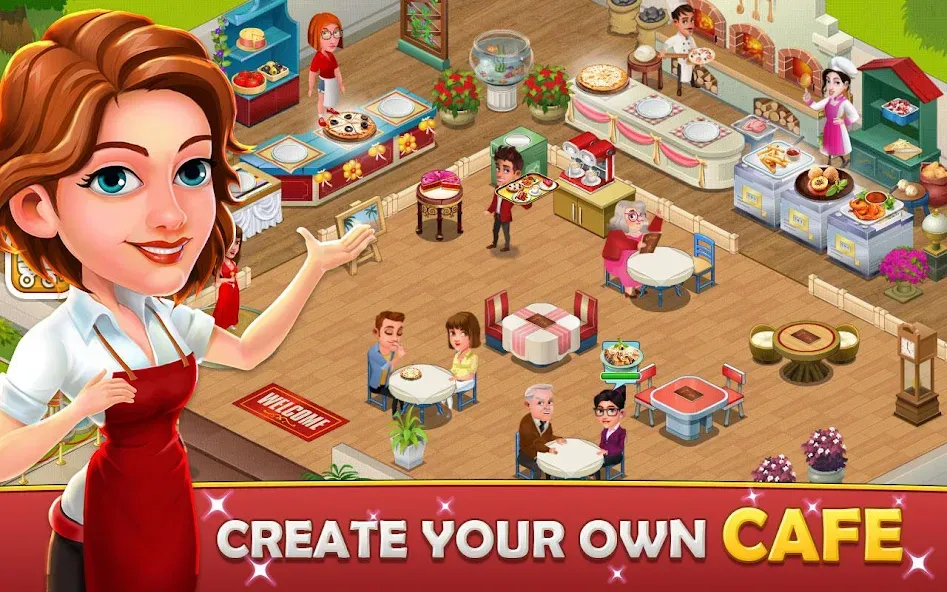 Cafe Tycoon – Cooking & Fun  [МОД Menu] Screenshot 1