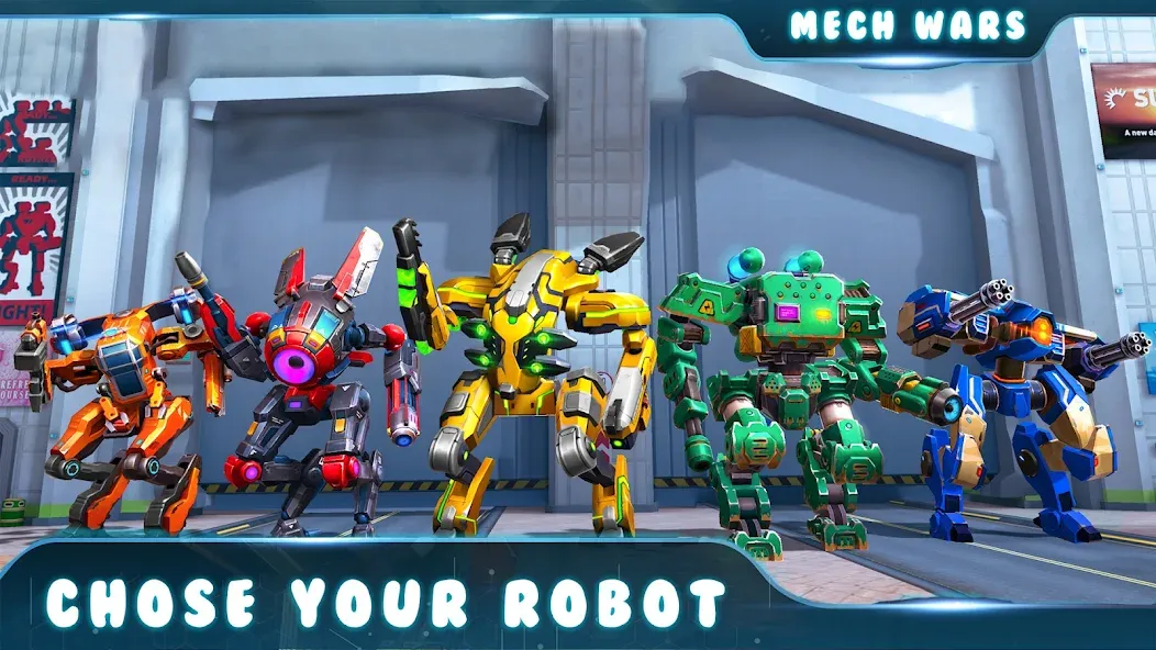 Spider Mech Wars - Robot Game  [МОД Бесконечные монеты] Screenshot 3