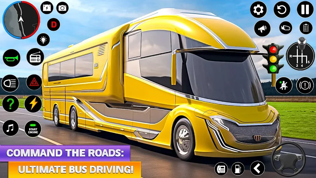 Ultimate Bus Driving Simulator (Ультимативный симулятор вождения автобуса)  [МОД Все открыто] Screenshot 3