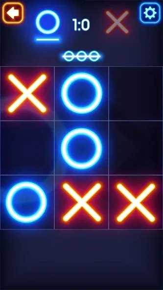 Tic Tac Toe Glow: 2 Players  [МОД Mega Pack] Screenshot 5