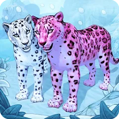 Взлом Snow Leopard Family Sim Online  [МОД Бесконечные монеты] - последняя версия apk на Андроид