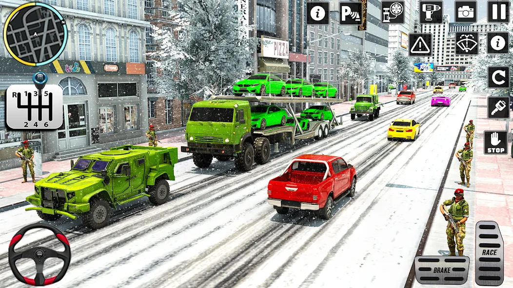 US Army Games Truck Transport (Армейские военные транспортные игры)  [МОД Unlimited Money] Screenshot 5