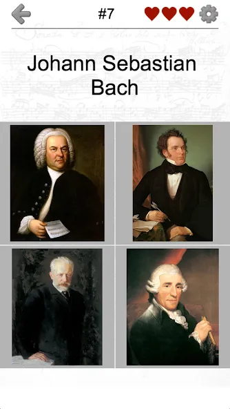 Famous Composers Portrait Quiz  [МОД Unlimited Money] Screenshot 2