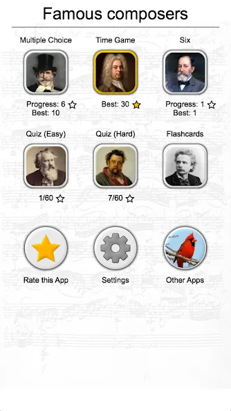 Famous Composers Portrait Quiz  [МОД Unlimited Money] Screenshot 3