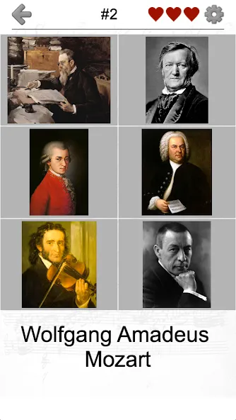 Famous Composers Portrait Quiz  [МОД Unlimited Money] Screenshot 4