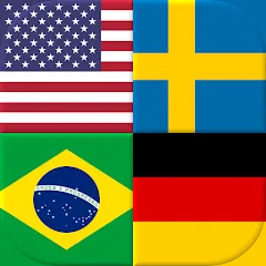 Скачать взломанную Flags of All World Countries  [МОД Unlimited Money] - полная версия apk на Андроид