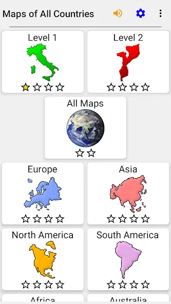 Maps of All Countries Geo-Quiz  [МОД Все открыто] Screenshot 3