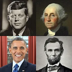 Взлом US Presidents and History Quiz  [МОД Много монет] - последняя версия apk на Андроид