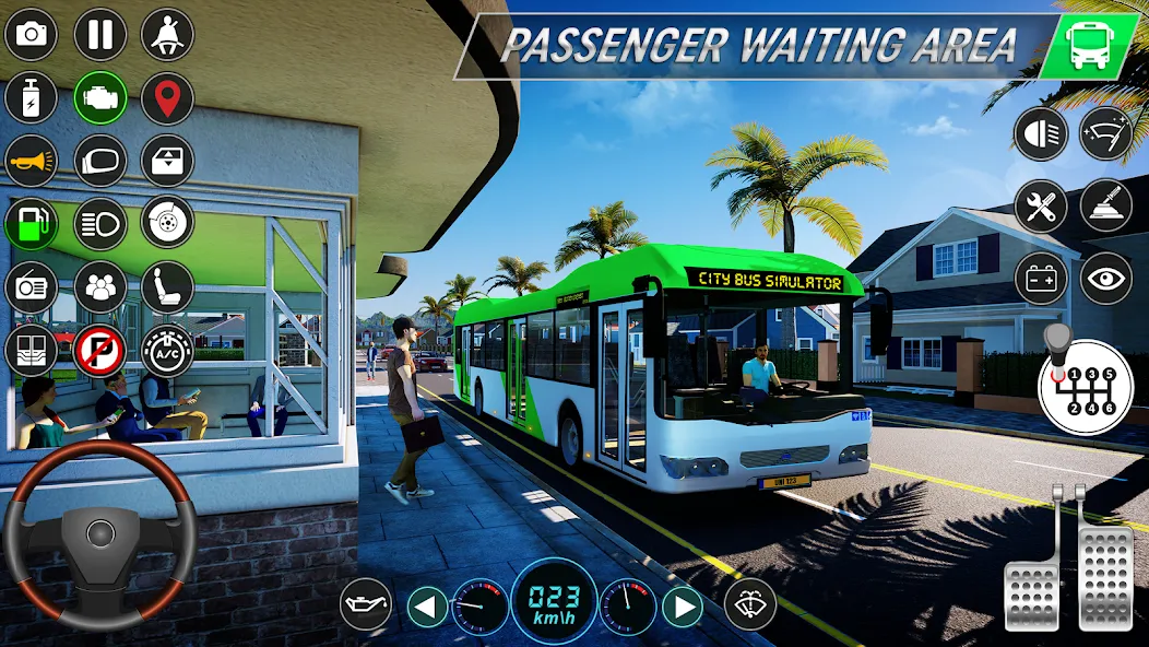 City Bus Simulator: Bus Games (Риал Сити Бас Симулятор Геймс)  [МОД Mega Pack] Screenshot 1