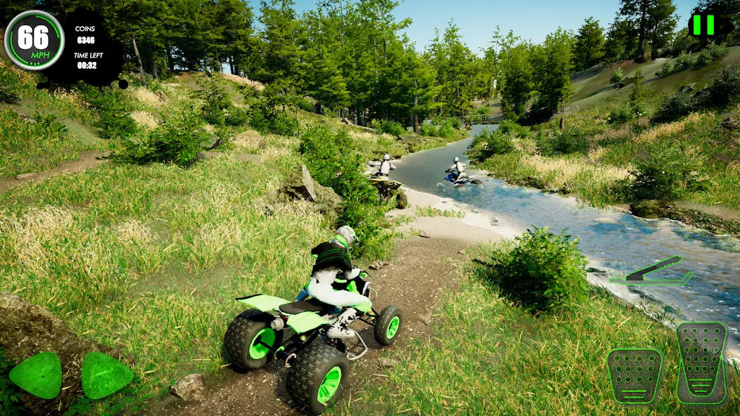 Atv Car Games Bike Offroad 4x4 (ЭиТиВи)  [МОД Бесконечные монеты] Screenshot 4