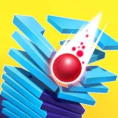 Взломанная Stack Ball - Crash Platforms (Стэк Болл)  [МОД Unlocked] - полная версия apk на Андроид