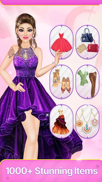 Dress Up Fashion: Makeup Games  [МОД Все открыто] Screenshot 4