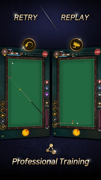 Real Billiards Battle - carom (Риал Бильярдс Батл)  [МОД Много монет] Screenshot 5