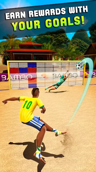 Shoot Goal - Beach Soccer Game (Шут)  [МОД Mega Pack] Screenshot 2