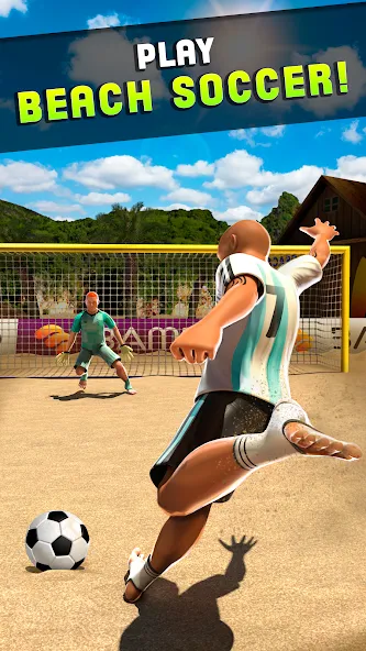 Shoot Goal - Beach Soccer Game (Шут)  [МОД Mega Pack] Screenshot 4