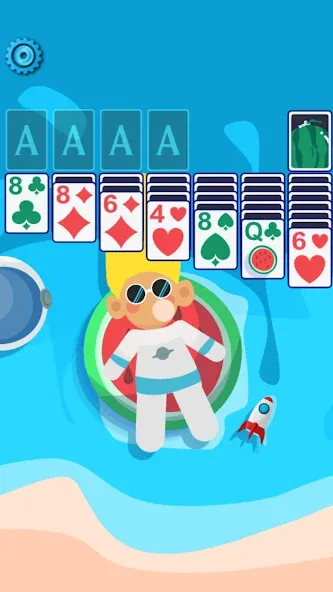 Solitaire Space™ (Солярис Спейс)  [МОД Много денег] Screenshot 1