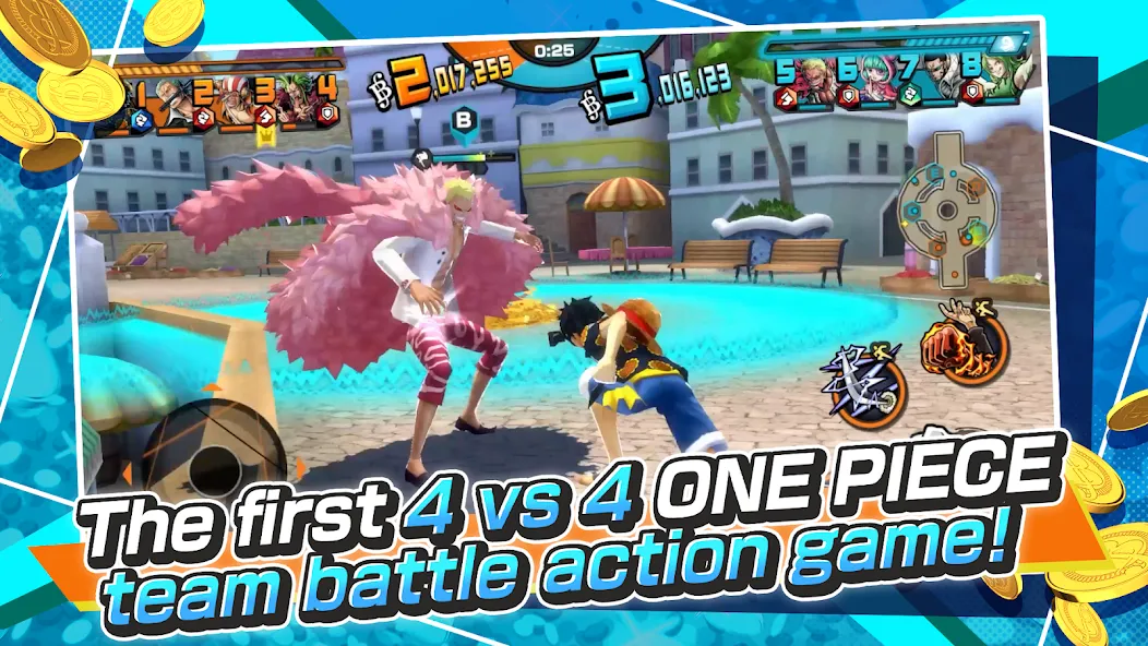 ONE PIECE Bounty Rush (ВАН ПИС Баунти Раш)  [МОД Бесконечные деньги] Screenshot 2