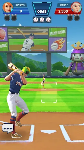 Baseball Club: PvP Multiplayer (Бейсбольный клуб)  [МОД Бесконечные монеты] Screenshot 4