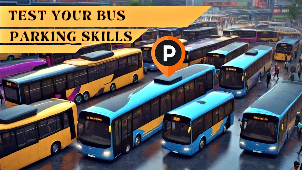 Bus Simulator 3D Bus Games (Городское автобусное симуляторение)  [МОД Много монет] Screenshot 3